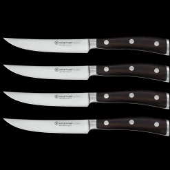 Wüsthof Messersets|Steakmesser>Ikon Steakmessersatz mit 4 Messern